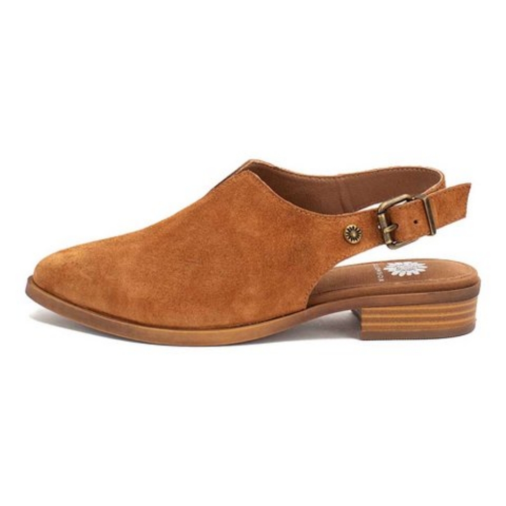 NWT Yellow Box Toffee Mules Size 10